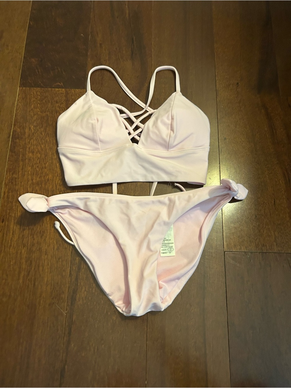 Hollister Women’s Sz S Light Pink Beachy Coastal Granddaughter Summery Bikini